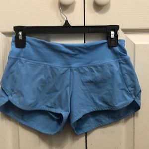 Light blue lululemon shorts